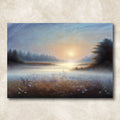 Canvas Print: Misty Serenade by Tailored Canvases