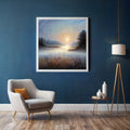 Canvas Print: Misty Serenade by Tailored Canvases