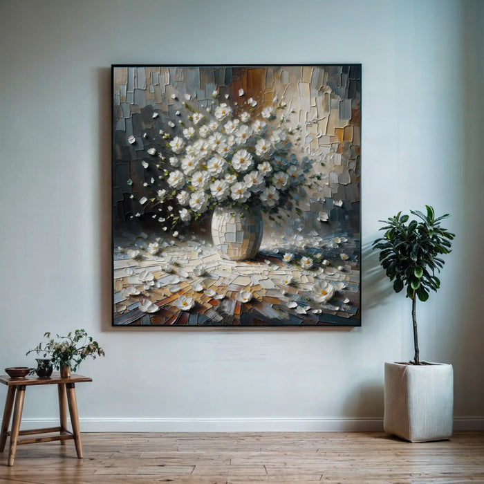 Canvas Print: "Porcelain Bloom" by Tailored Canvases