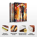 Canvas Print: "Rainy Romance" by Tailored Canvases
