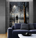 Canvas Print: "Solitary Reflection" by Tailored Canvases