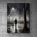 Canvas Print: "Solitary Reflection" by Tailored Canvases