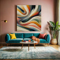 Canvas Print: "Spectral Swirl" by Tailored Canvases