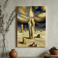 Canvas Print: "Surreal Flames" by Tailored Canvases