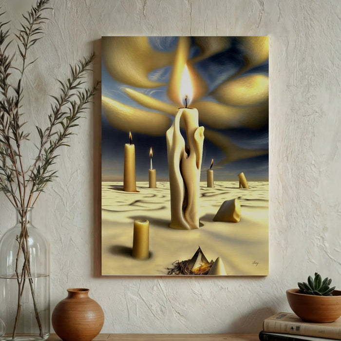 Canvas Print: "Surreal Flames" by Tailored Canvases