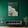 Canvas Print: "Verdant Cliffs" by Tailored Canvases