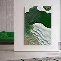 Canvas Print: "Verdant Cliffs II" by Tailored Canvases