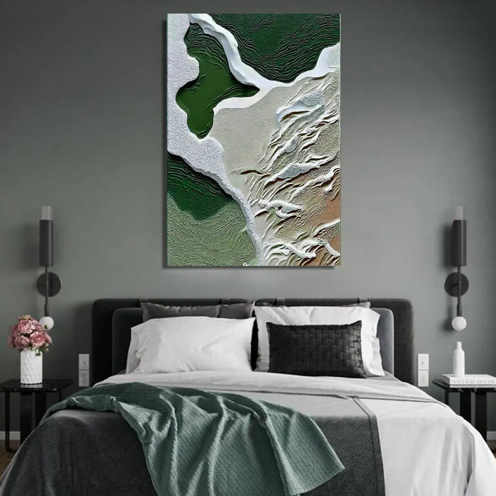 Canvas Print: "Verdant Cliffs III" by Tailored Canvases