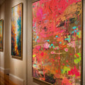 Canvas Print: "Vibrant Veil" by Tailored Canvases