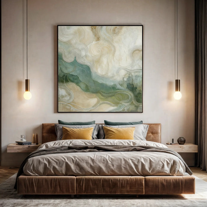 Canvas Print: "Whispering Currents" by Tailored Canvases