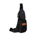 Canvas Shoulder Bag with Multiple Compartments by DailySale