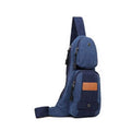 Canvas Shoulder Bag with Multiple Compartments by DailySale
