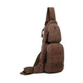 Canvas Shoulder Bag with Multiple Compartments by DailySale