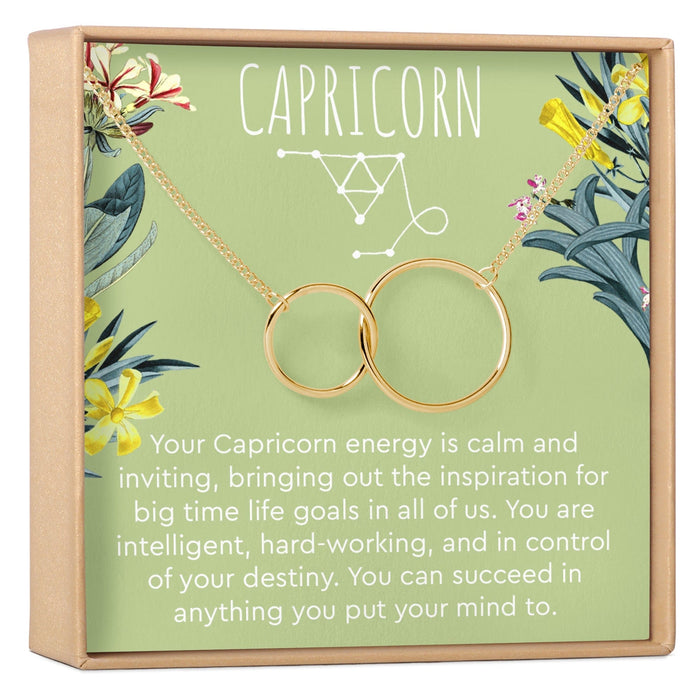 Capricorn Zodiac Gift Necklace by Dear Ava