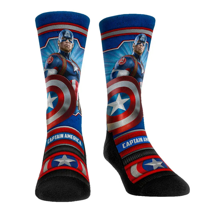 Captain America - Hero Pose by Rock 'Em Socks
