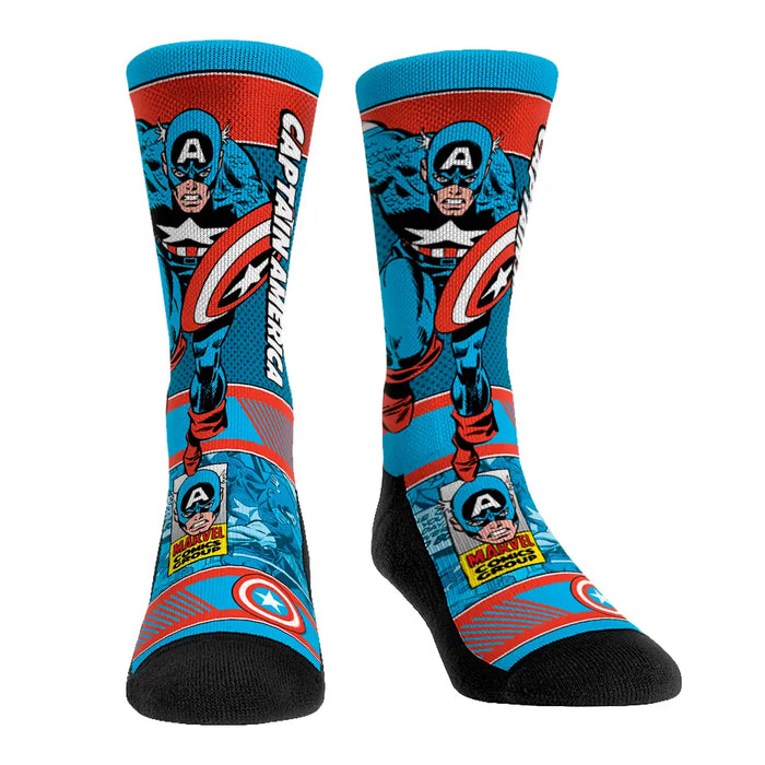 Captain America - Vintage Sideplot by Rock 'Em Socks