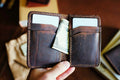 Captain Wallet - Handmade Full-Grain Leather Vertical Wallet | Yarets Leather by Zerodamage Sahara Case LLC
