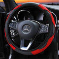 Car Auto Steering Wheel Cover Carbon Fibre Breathable Anti-slip Protector by DailySale