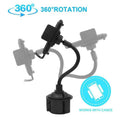 Car Cup Holder Phone Mount Adjustable Gooseneck Phone Stand by DailySale