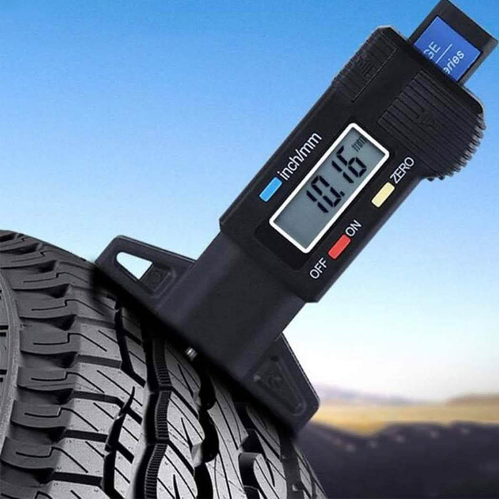 Car Digital Dial Depth Gauge Indicator Measuring Tool Caliper with LCD Display by DailySale