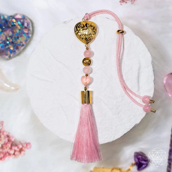 Car Guardian - ‘You Are Loved’ Heart Charm Tassel by Conscious Items