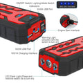 Car Jump Starter Booster with 4 Modes LED Flashlight by DailySale