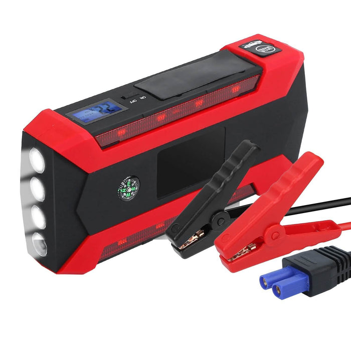Car Jump Starter Booster with LCD Screen 4 Modes LED Flashlight by DailySale
