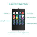 Car LED Strip Lights with Sound Active Function and Remote Controller by DailySale