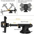 Car Phone Mount, VUP Windshield Phone Holder Car Mount by DailySale