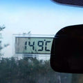 Car Thermometer Osculum Type LCD Vehicle-mounted Digital Thermometer by DailySale