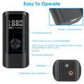 Car Tire Inflator Corded with LED Light by DailySale