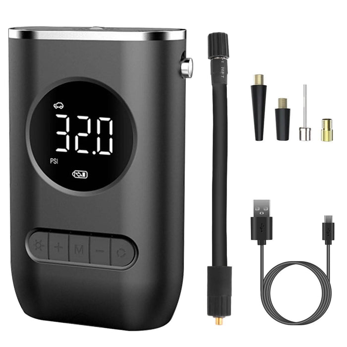 Car Tire Inflator Pump Portable 150 PSI with LED Light by DailySale