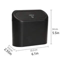 Car Trash Can with Lid Hanging Vehicle Garbage Organizer by DailySale