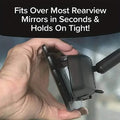 Car Wide Angle Rearview Mirror Curved Interior Large Field Of View Inside Mirror by DailySale