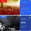Car Windshield Sun Shade UV Rays and Heat Sun Visor Protector Foldable Reflector Umbrella by DailySale