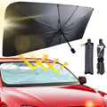 Car Windshield Sun Shade UV Rays and Heat Sun Visor Protector Foldable Reflector Umbrella by DailySale