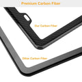 Carbon Fiber Black License Plate by DailySale