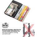 Carbon Fiber Pocket Money Clip Wallet with RIFD Card Blocking by DailySale