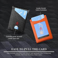 Carbon Fiber Rfid Men Wallets Bi-fold Vallet Billfold by DailySale