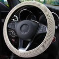 Carbon Fiber Sports Steering Wheel Cover by DailySale
