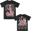 Cardi B "Little Miss Drama" Tour Graphic Tee by Obsessed with graphic tees