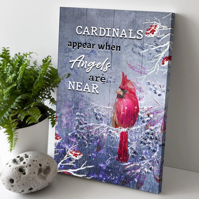Cardinals Appear When Angels Are Near Sign III by Tailored Canvases