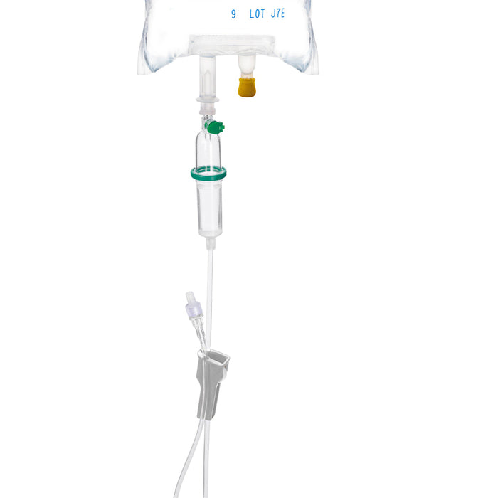 CARESAFE Secondary IV Set, 20 Drip/mL, 50/Case by Pasteur Pharmacy
