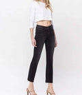 Carlene Mid Rise Slim Straight by Boutique 23