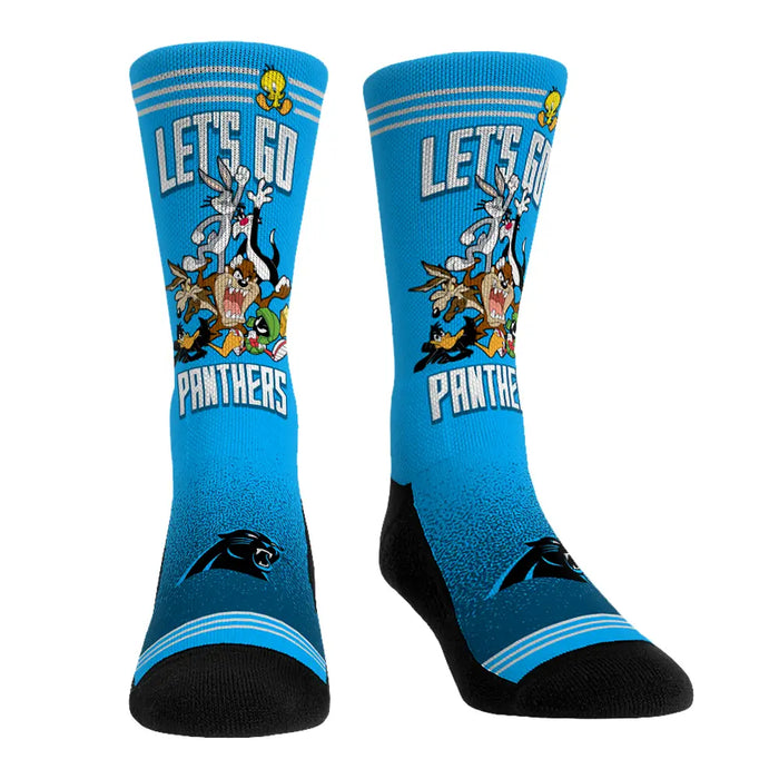 Carolina Panthers - Looney Tunes - Team Pile Up by Rock 'Em Socks