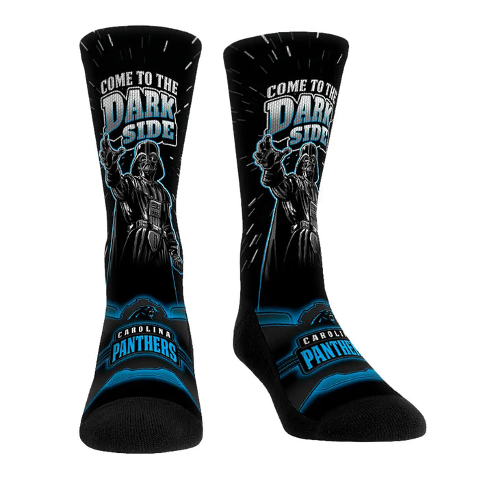 Carolina Panthers - Star Wars - Dark Side by Rock 'Em Socks