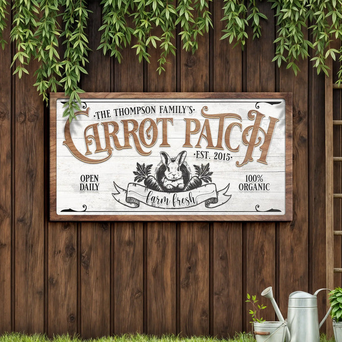 Carrot Patch Easter Sign II by Tailored Canvases