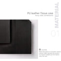Carrotez Modern PU Leather Square Tissue Box Holder by DailySale