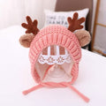 Cartoon Elk Baby Hat Winter Christmas Knitted by DailySale