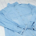 Casual Button Up Denim Shirt by DailySale